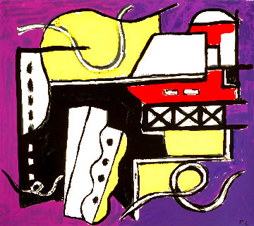Abstract Composition 1955 Limited Edition Print - Fernand Leger Abstract Composition 1955 Limited Edition Print - Fernand Leger