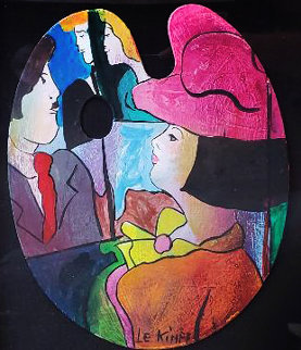 Dulux 2013 28x26 Original Painting - Linda LeKinff Dulux 2013 28x26 Original Painting - Linda LeKinff