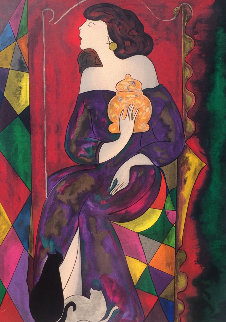 La Vase Gien 1999 Limited Edition Print - Linda LeKinff La Vase Gien 1999 Limited Edition Print - Linda LeKinff