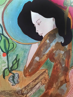 Suzanne Embellished Limited Edition Print - Linda LeKinff Suzanne Embellished Limited Edition Print - Linda LeKinff