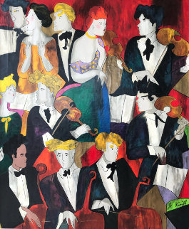 Requiem De Verdi 1998 Hand Embellished Limited Edition Print - Linda LeKinff Requiem De Verdi 1998 Hand Embellished Limited Edition Print - Linda LeKinff