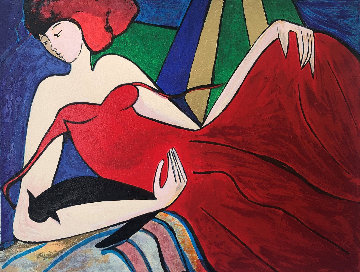 Untitled Serigraph Limited Edition Print - Linda LeKinff Untitled Serigraph Limited Edition Print - Linda LeKinff