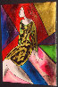 l Avocet on wood 1997 13x9 Original Painting by Linda LeKinff - 1