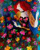 Florilege 1998 29x23 Original Painting by Linda LeKinff - 0