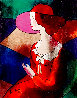 Chapeau Rouge (Red Hat) 20x16 Original Painting by Linda LeKinff - 0