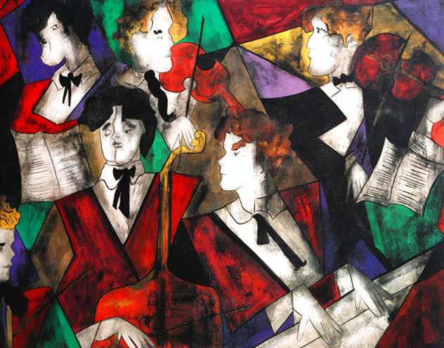 Grand Orchestre 2002 - Huge Limited Edition Print by Linda LeKinff