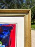 L'Orchidee - Framed Embellished Serigraph on Canvas - Huge 35x40 Limited Edition Print by Linda LeKinff - 3
