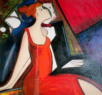 Untitled Lithograph Limited Edition Print - Linda LeKinff Untitled Lithograph Limited Edition Print - Linda LeKinff
