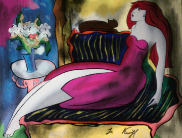 Kim 2000 Embellished Limited Edition Print - Linda LeKinff Kim 2000 Embellished Limited Edition Print - Linda LeKinff