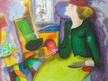 Chapeau Rouge Limited Edition Print - Linda LeKinff Chapeau Rouge Limited Edition Print - Linda LeKinff
