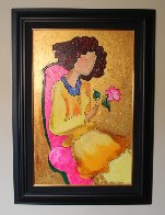 Beautiful Rose II 2006 46x33 Original Painting by Linda LeKinff - 2 Beautiful Rose II 2006 46x33 Original Painting by Linda LeKinff - 2