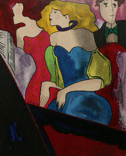 Chorale AP 1997 Embellished on Wood Limited Edition Print - Linda LeKinff Chorale AP 1997 Embellished on Wood Limited Edition Print - Linda LeKinff