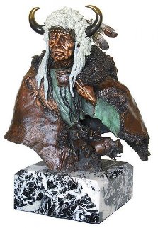 Vacant Thunder Bronze Sculpture 1994 Sculpture - David Lemon Vacant Thunder Bronze Sculpture 1994 Sculpture - David Lemon