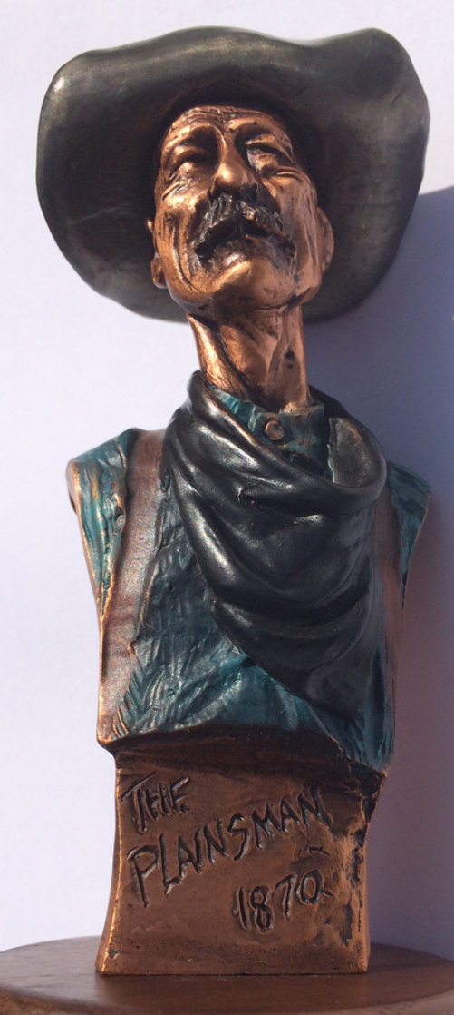 Plainsman 1870 Bronze Sculpture 1995 Sculpture by David Lemon Plainsman 1870 Bronze Sculpture 1995 Sculpture by David Lemon