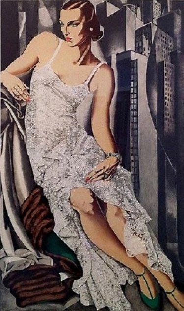 Lady in Lace Limited Edition Print by Tamara de Lempicka