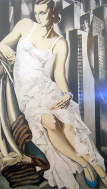 Lady in Lace 1972 Limited Edition Print by Tamara de Lempicka