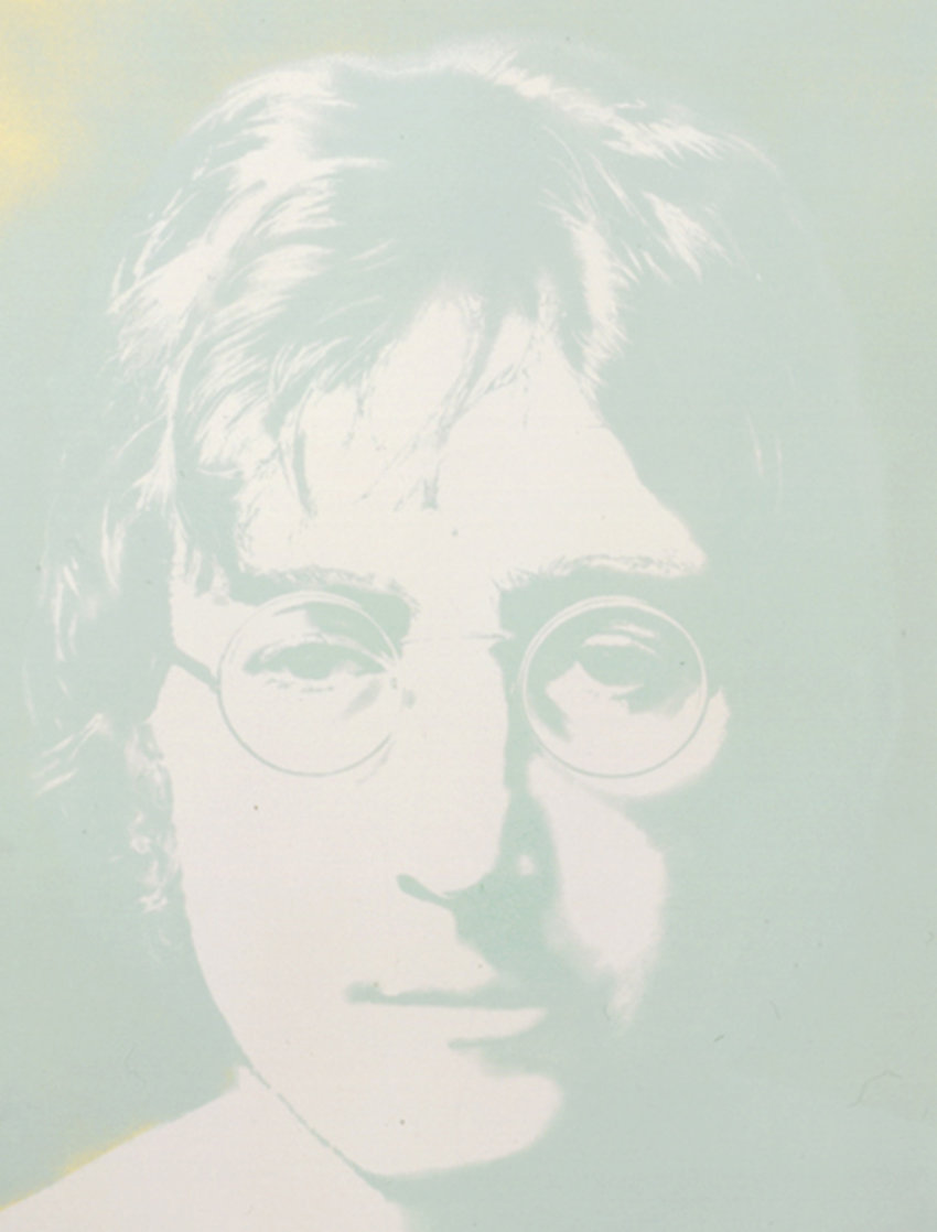 Photographic Portrait Green  1979 Limited Edition Print by John Lennon
