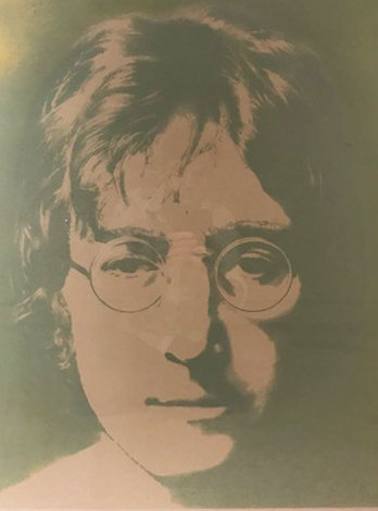 Silk Screened Portrait of John Winston Lennon 1990 Limited Edition Print - John Lennon
