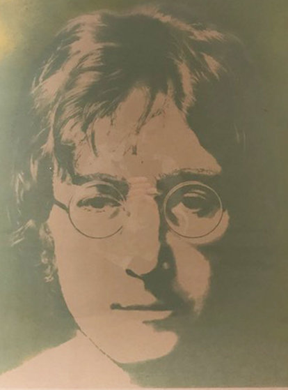 Silk Screened Portrait of John Winston Lennon 1990 Limited Edition Print by John Lennon Silk Screened Portrait of John Winston Lennon 1990 Limited Edition Print by John Lennon
