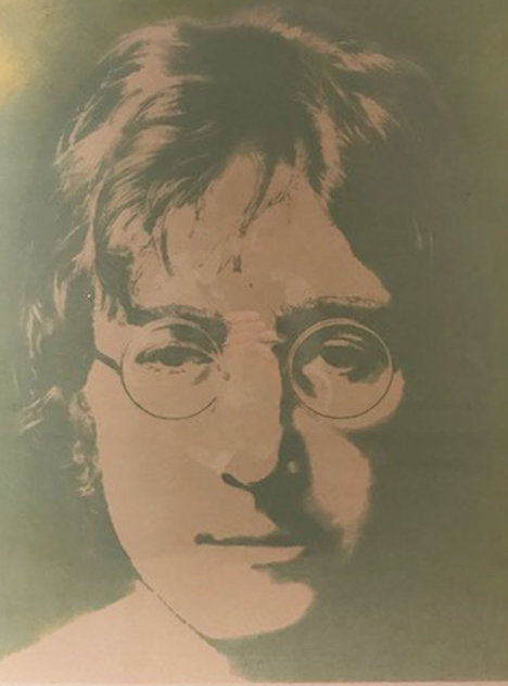 Silk Screened Portrait of John Winston Lennon 1990 Limited Edition Print by John Lennon