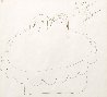 Apple Pie Bed Drawing c. 1969 23x23 Works on Paper (not prints) by John Lennon - 0