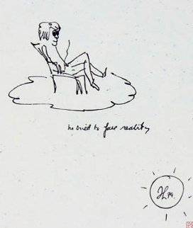 He Tried to Face Reality PP 1998 Limited Edition Print - John Lennon He Tried to Face Reality PP 1998 Limited Edition Print - John Lennon