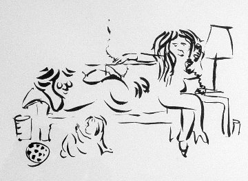 On the Telephone with Family 1976 Limited Edition Print - John Lennon On the Telephone with Family 1976 Limited Edition Print - John Lennon