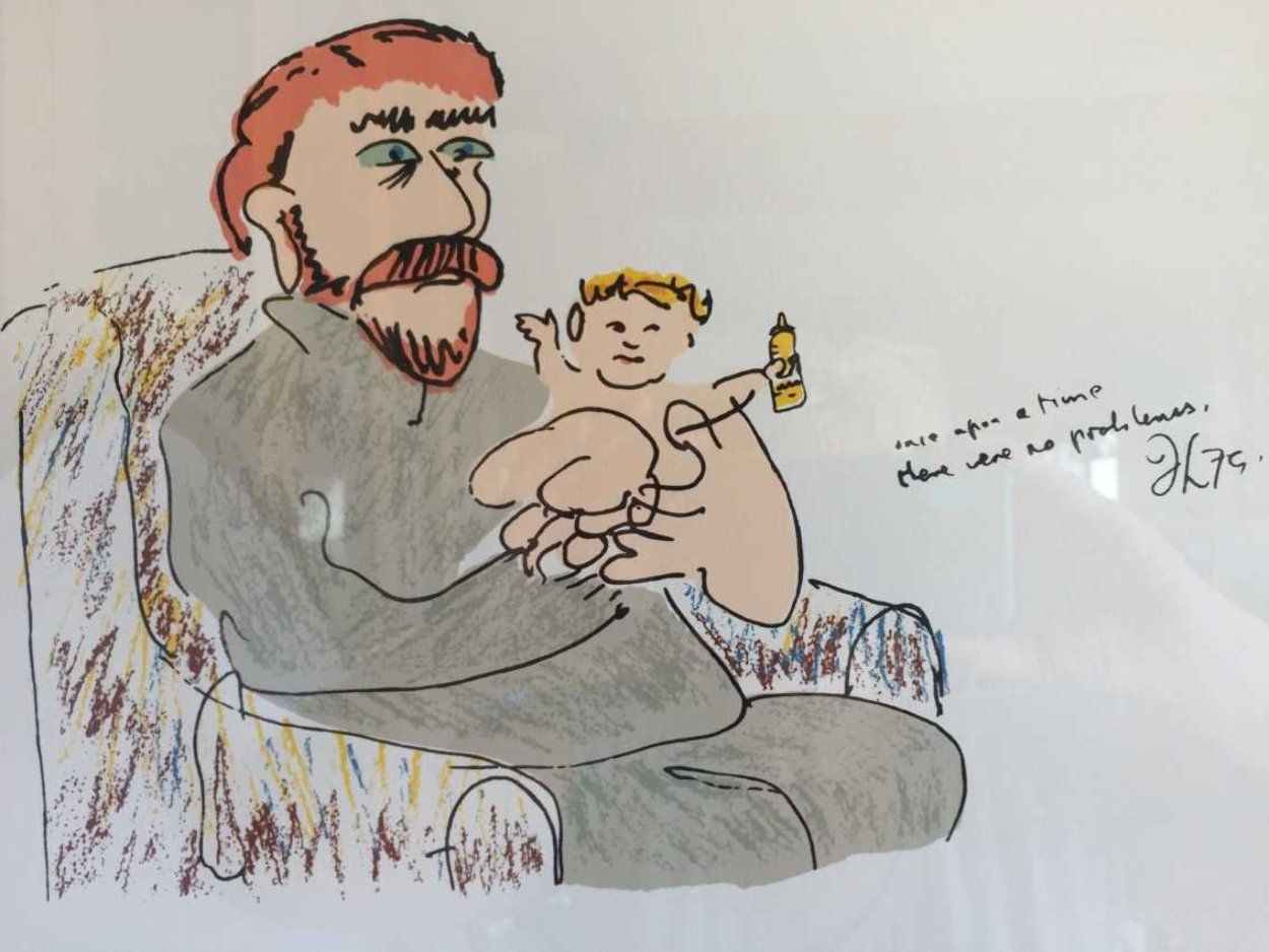 Once Upon a Time 1979 Limited Edition Print by John Lennon Once Upon a Time 1979 Limited Edition Print by John Lennon