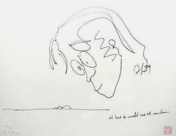 At Last He Could See the Mountain PP Limited Edition Print - John Lennon At Last He Could See the Mountain PP Limited Edition Print - John Lennon