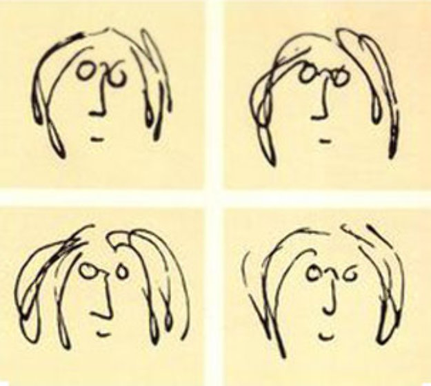 John Lennon print, Mind Games: Self Portrait 1996 by John Lennon