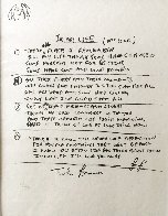 John Lennon the Beatles Years, Set of 12 Lyrics 1995 Limited Edition Print by John Lennon - 3 John Lennon the Beatles Years, Set of 12 Lyrics 1995 Limited Edition Print by John Lennon - 3