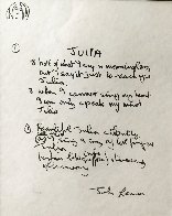 John Lennon the Beatles Years, Set of 12 Lyrics 1995 Limited Edition Print by John Lennon - 4 John Lennon the Beatles Years, Set of 12 Lyrics 1995 Limited Edition Print by John Lennon - 4