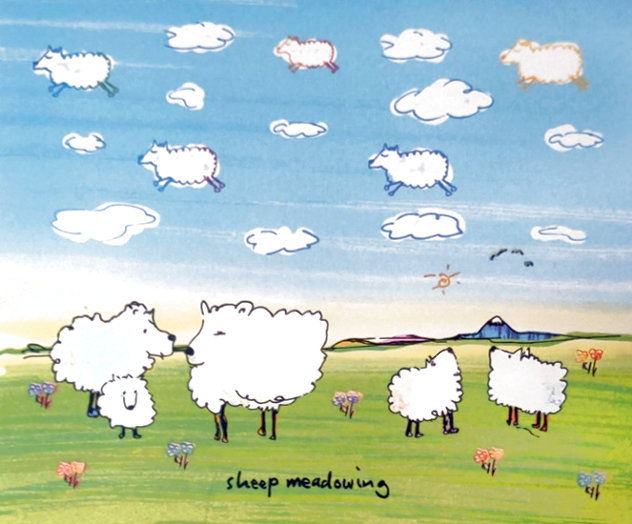 Sheep Meadowing 2003 Limited Edition Print by John Lennon