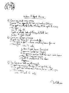 Lyrics: When I Get Home 2003 Limited Edition Print - John Lennon