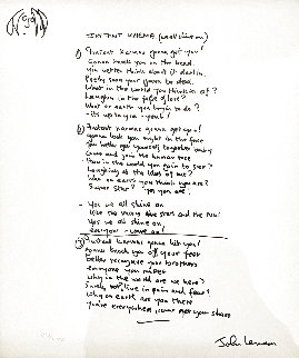Instant Karma 2003 Limited Edition Print - John Lennon Instant Karma 2003 Limited Edition Print - John Lennon