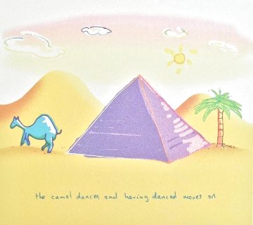 Camel Dances 1999 Limited Edition Print - John Lennon Camel Dances 1999 Limited Edition Print - John Lennon