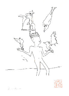 From the My Story Both Humble and True Series: Magic Birds 1996 Limited Edition Print - John Lennon From the My Story Both Humble and True Series: Magic Birds 1996 Limited Edition Print - John Lennon