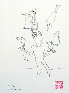 Magic Birds AP 1996 Limited Edition Print - John Lennon Magic Birds AP 1996 Limited Edition Print - John Lennon