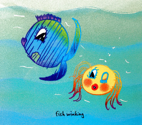 A Fish Winking 1999 Limited Edition Print - John Lennon