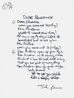 Lyrics: Dear Prudence Limited Edition Print by John Lennon - 0