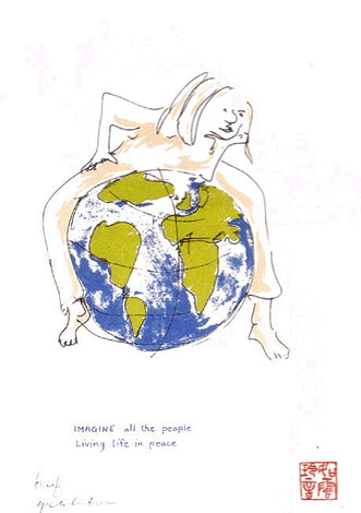 Imagine all the People 1992 Limited Edition Print - John Lennon