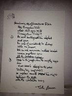 Lyrics: Bungalow Bill  Limited Edition Print by John Lennon - 1