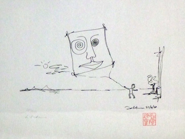 Free As a Bird 1995 Limited Edition Print by John Lennon Free As a Bird 1995 Limited Edition Print by John Lennon