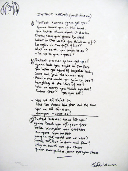 John Lennon Lyrics 