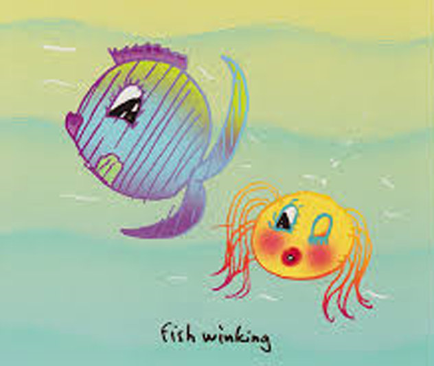 A Fish Winking 1999 Limited Edition Print by John Lennon