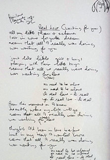 Lyrics: Real Love 1995 Limited Edition Print - John Lennon