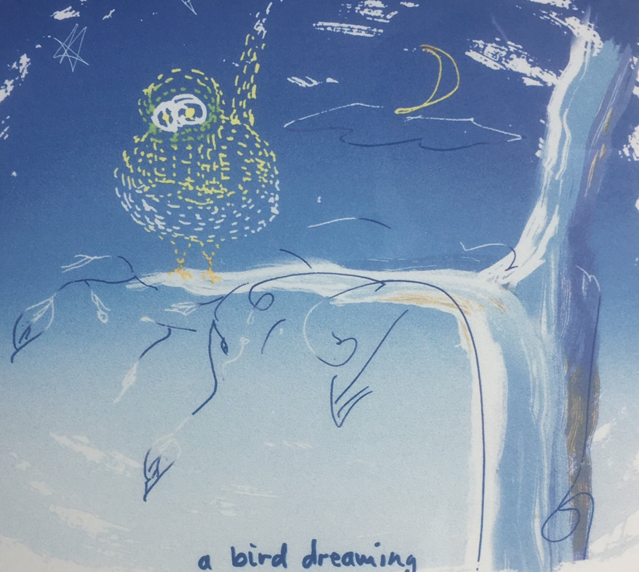 A Bird Dreaming 1999 Limited Edition Print by John Lennon A Bird Dreaming 1999 Limited Edition Print by John Lennon