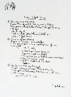 Lyrics: When I Get Home 1997 Limited Edition Print by John Lennon - 0