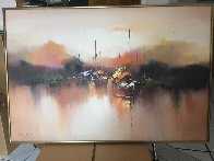Marine 1976 24x36 Original Painting by Hong Leung - 1 Marine 1976 24x36 Original Painting by Hong Leung - 1