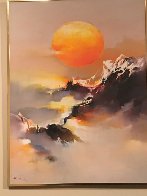 Marine 1976 24x36 Original Painting by Hong Leung - 2 Marine 1976 24x36 Original Painting by Hong Leung - 2